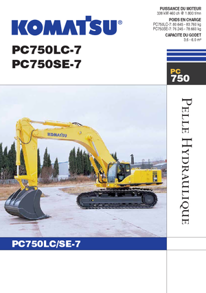 Raupenbagger Komatsu PC750LC-7