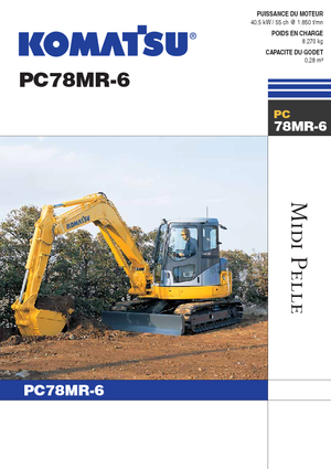 Raupenbagger Komatsu PC78MR-6