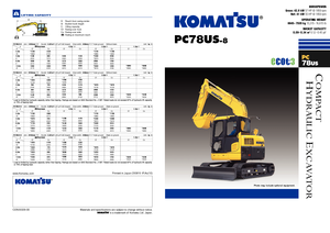 Raupenbagger Komatsu PC78US-8
