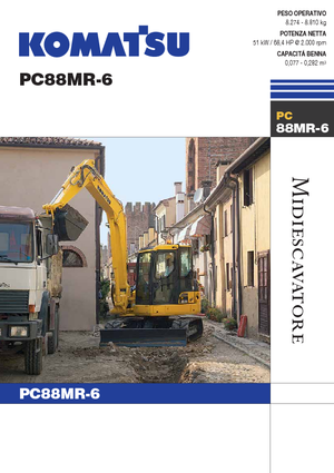 Raupenbagger Komatsu PC88MR-6