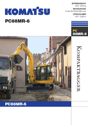 Raupenbagger Komatsu PC88MR-6