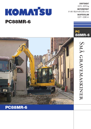 Raupenbagger Komatsu PC88MR-6