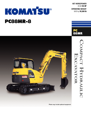 Raupenbagger Komatsu PC88MR-8