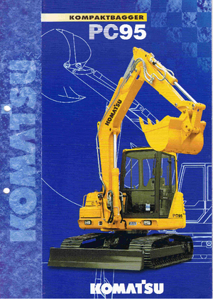 Raupenbagger Komatsu PC95 -1
