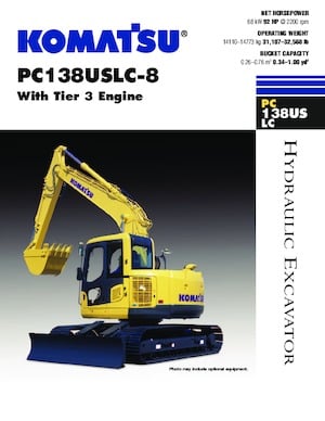 Raupenbagger Komatsu PC138USLC-8