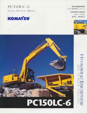 Raupenbagger Komatsu PC150LC-6