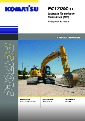 Raupenbagger Komatsu PC170LC-11 LGP