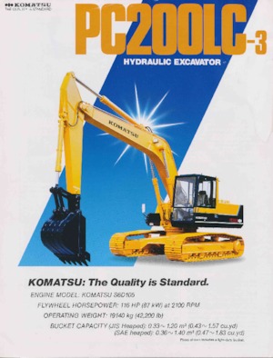 Raupenbagger Komatsu PC200LC-3