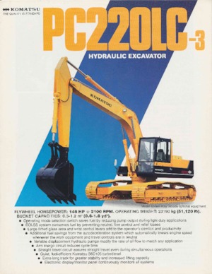 Raupenbagger Komatsu PC220LC-3