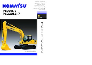 Raupenbagger Komatsu PC220LC-7