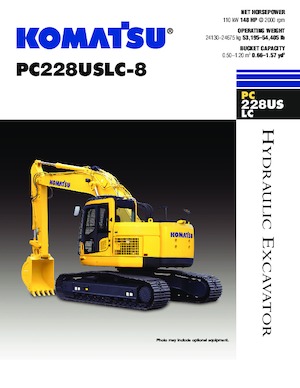 Raupenbagger Komatsu PC228US-LC-8