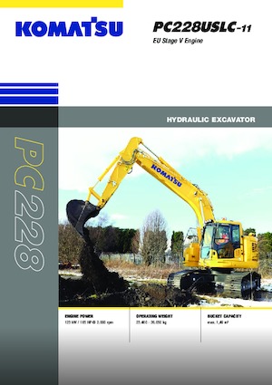Raupenbagger Komatsu PC228USLC-11E0