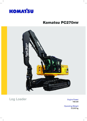 Raupenbagger Komatsu PC270HW