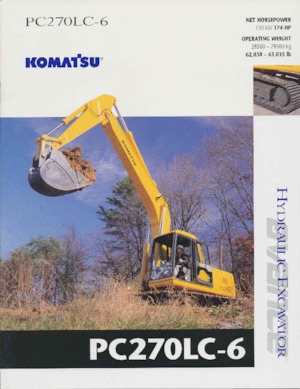 Raupenbagger Komatsu PC270LC-6