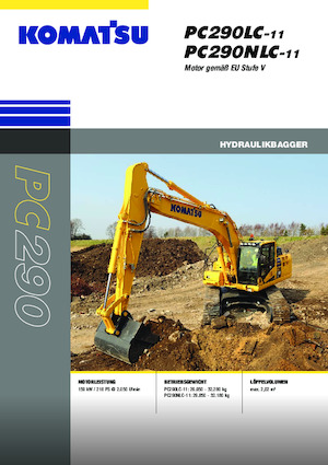 Raupenbagger Komatsu PC290NLC-11E0