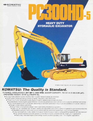 Raupenbagger Komatsu PC300HD-5