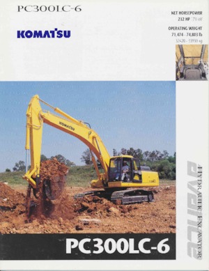 Raupenbagger Komatsu PC300LC-6