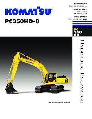 Raupenbagger Komatsu PC350HD-8