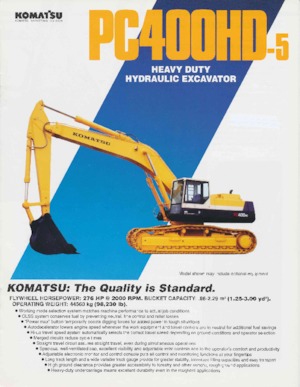 Raupenbagger Komatsu PC400HD-5