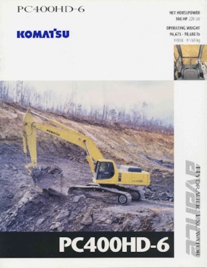 Raupenbagger Komatsu PC400HD-6