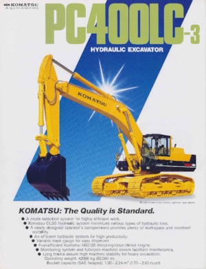 Raupenbagger Komatsu PC400LC-3
