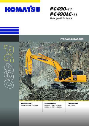 Raupenbagger Komatsu PC490LC-11E0