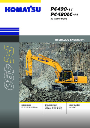 Raupenbagger Komatsu PC490LC-11E0