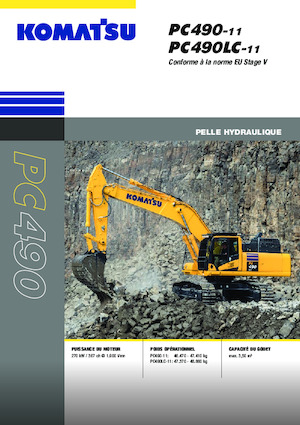 Raupenbagger Komatsu PC490LC-11E0