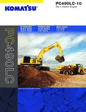 Raupenbagger Komatsu PC490LC-10