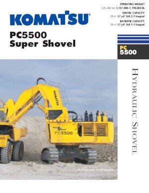 Raupenbagger Komatsu PC5500