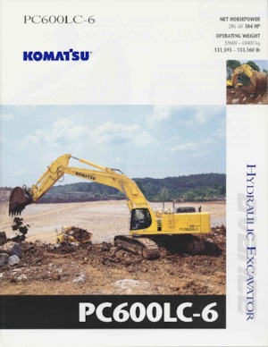 Raupenbagger Komatsu PC600-6