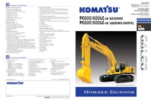Raupenbagger Komatsu PC600-8R