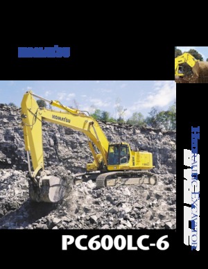 Raupenbagger Komatsu PC600LC-6