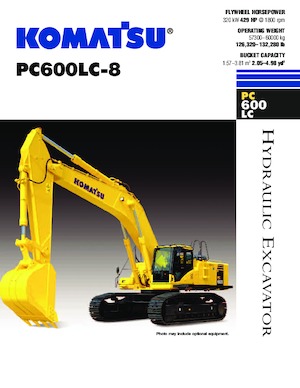 Raupenbagger Komatsu PC600LC-8