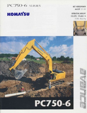 Raupenbagger Komatsu PC750-6