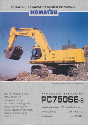 Raupenbagger Komatsu PC750SE-6