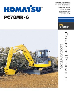 Raupenbagger Komatsu PC78MR-6