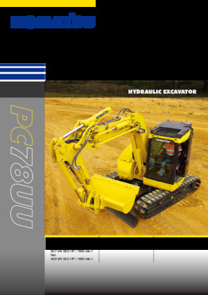 Raupenbagger Komatsu PC78UU-10