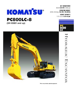 Raupenbagger Komatsu PC800LC-8/PC800-8