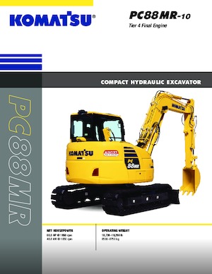 Raupenbagger Komatsu PC88MR-10