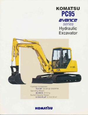 Raupenbagger Komatsu PC95