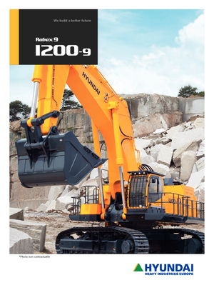 Raupenbagger Hyundai R 1200 LC-9 A