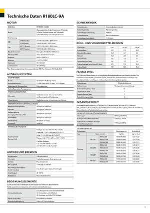 Raupenbagger Hyundai R 180 LC-9 A