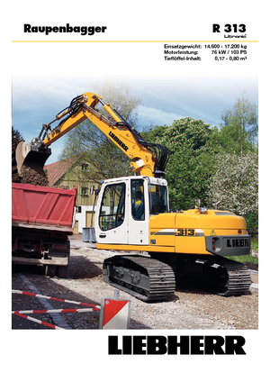 Raupenbagger Liebherr R 313 Litronic