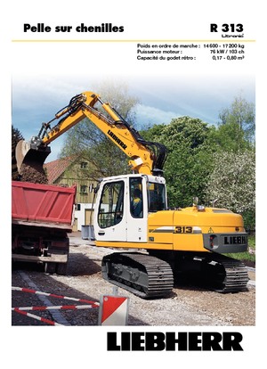 Raupenbagger Liebherr R 313 Litronic
