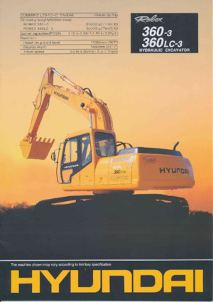 Raupenbagger Hyundai R 360-3