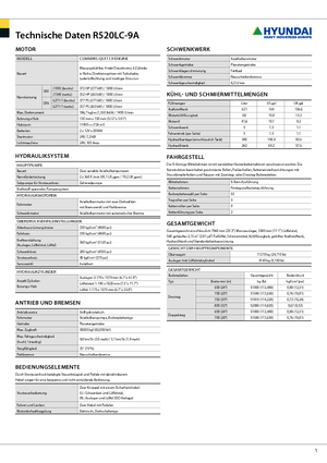 Raupenbagger Hyundai R 520 LC-9 A