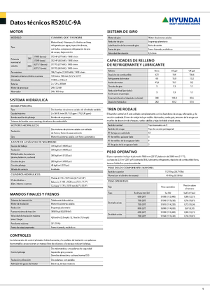 Raupenbagger Hyundai R 520 LC-9 A