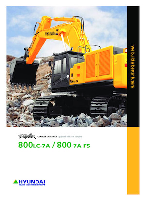 Raupenbagger Hyundai R 800-7A FS