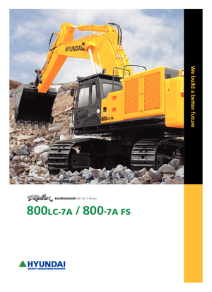 Raupenbagger Hyundai R 800 LC 7A